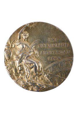 Médaille d'or de vainqueur pour la 1ère place aux IXèmes Jeux Olympiques d'été Amsterdam 1928