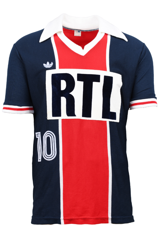 Paris Saint-Germain shirt N°10 for the 1990-1991 edition of the Coupe de France - Safet Susic