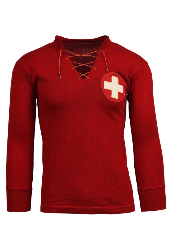Maillot équipe nationale suisse coupes du monde 1934 - 1938