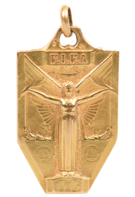 Médaille d’or officielle de vainqueur pour la Coupe du Monde 1938