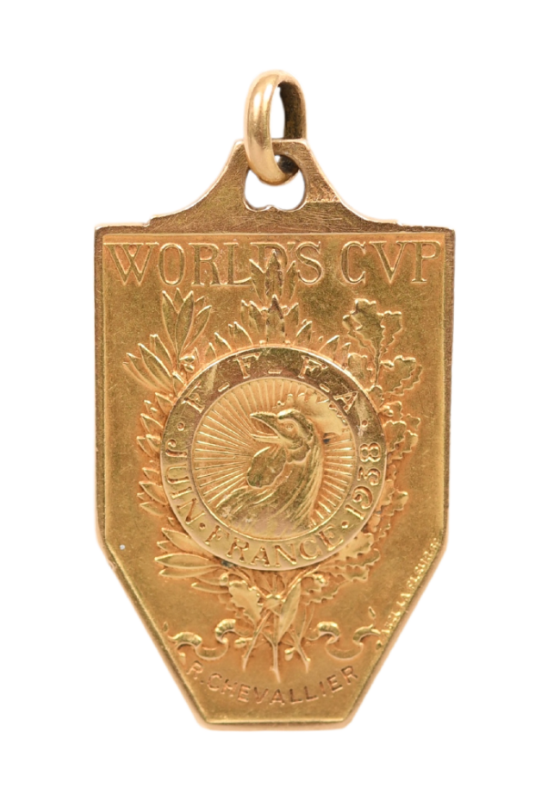 Médaille d’or officielle de vainqueur pour la Coupe du Monde 1938