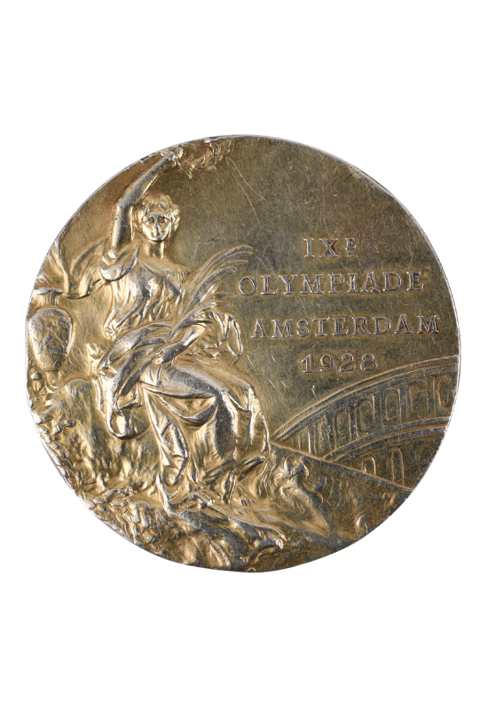 Winner's gold medal for 1st place at the IX Summer Olympic Games Amsterdam 1928